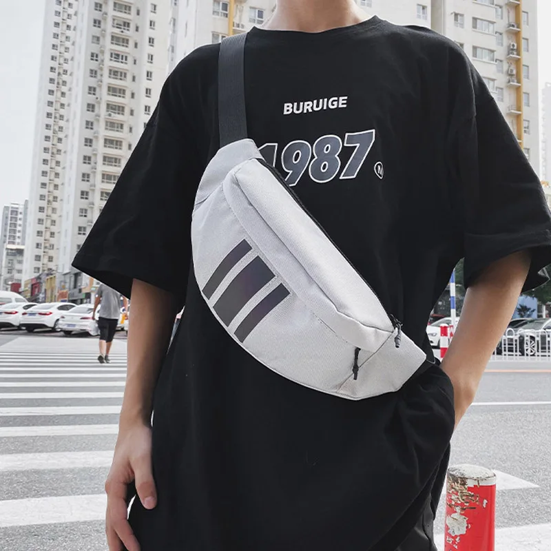 

Luxury Brand Waist Bag Unisex Oxford Chest Pack Shoulder Bag Street Trend Waist Pack Men Sport Crossbody Bags Hip-hop Fanny Pack