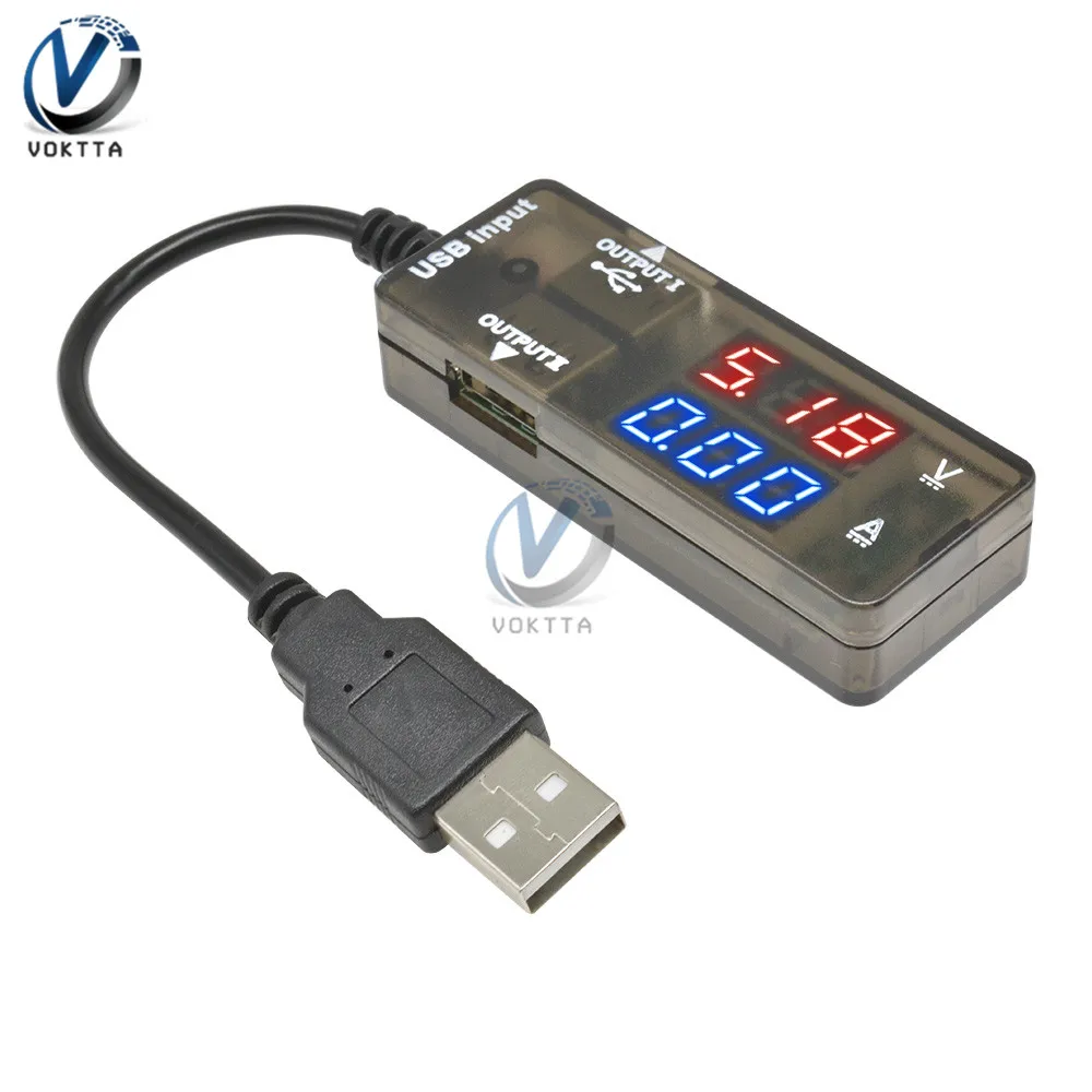 Цифровой вольтметр Амперметр USB тест er доктор напряжение измеритель тока Банк