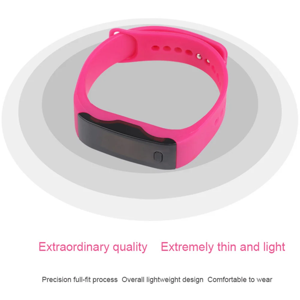 Детские наручные часы Новые светодиодные цифровые браслет Дети Спорт на