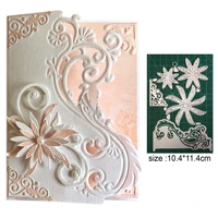 lace christmas flower metal cutting dies for stamps scrapbooking stencils diy paper album cards decor embossing 2021 new