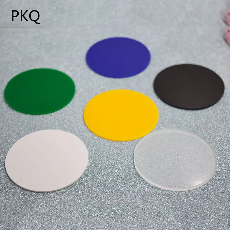 1 шт. большой круглый акриловый лист толщиной 2 мм пластиковый из плексигласа