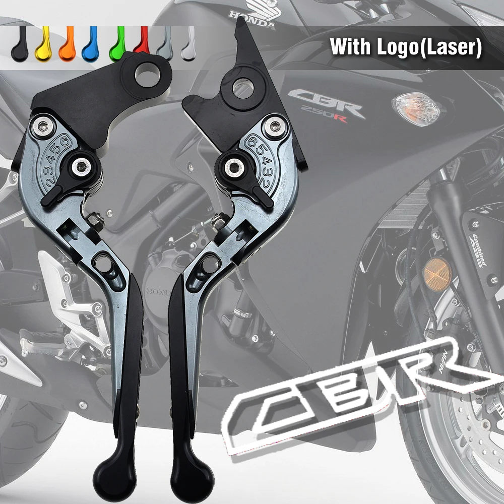 Регулируемые рычаги тормоза и сцепления для мотоциклов Honda CBR250R CBR 250R 2011 2012 2013 2014