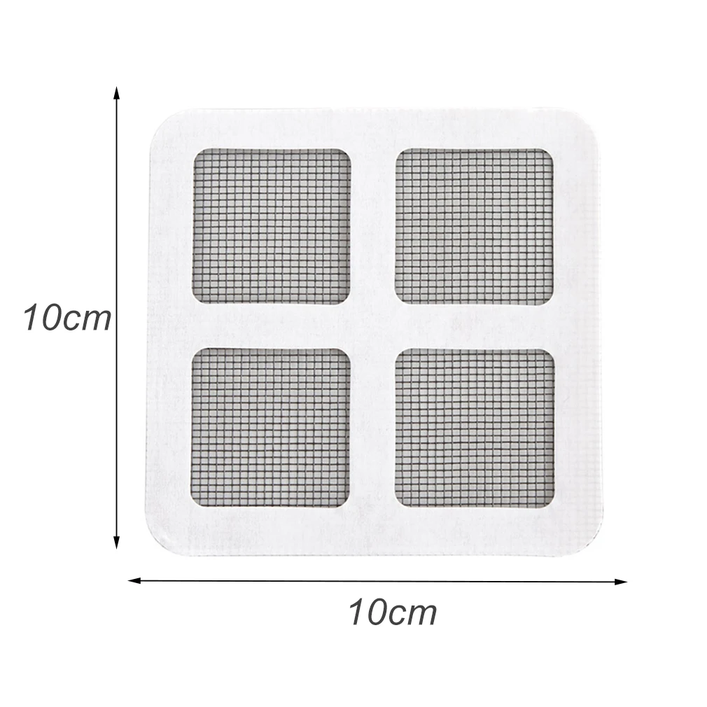

3PCS Anti-mosquito Mesh Sticky Wires Patches Summer Window Mosquito Netting Patch Repairing Broken Holes on Screen Window Door