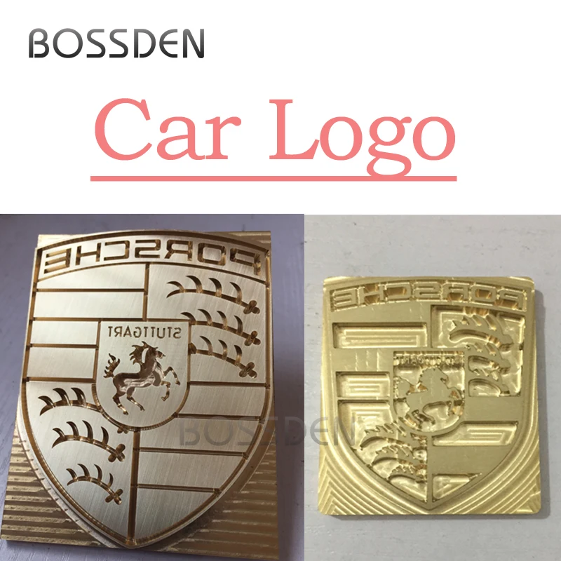 BOSSDEN латунный Автомобильный логотип кожаный мешок горящая форма деревянная