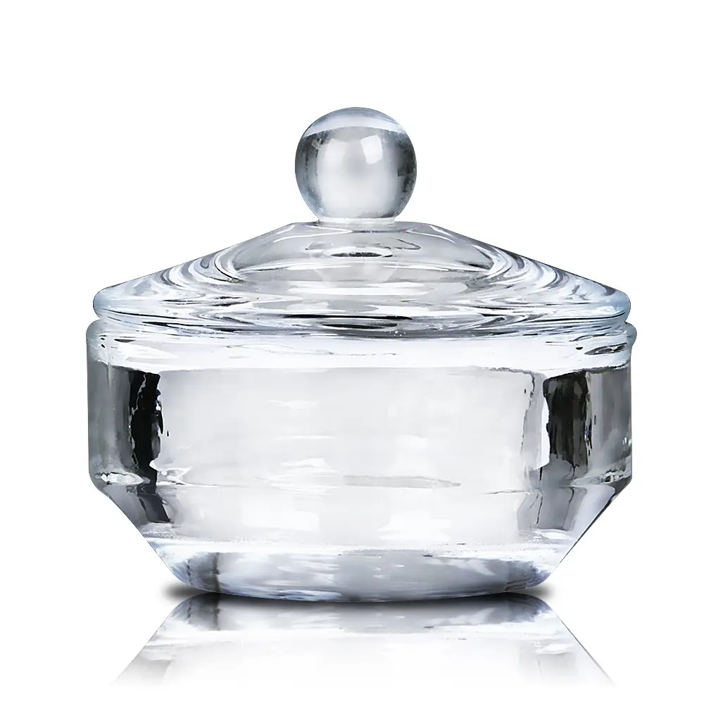 Профессиональный дизайн ногтей акриловое Хрустальное стекло контейнер с