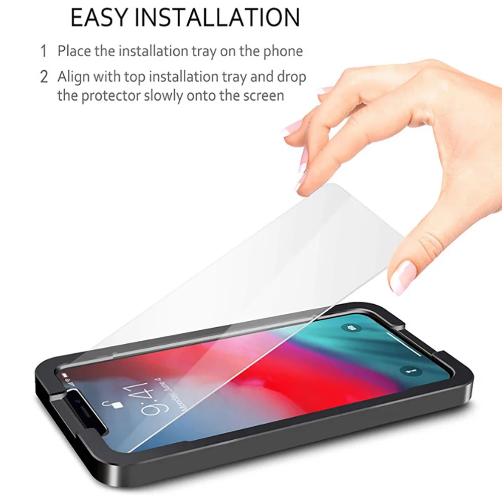 

9H Tempered Glass Film Tempered Glass Protective Glass Screen Protector Protective For IPhone 12 Mini/For IPhone 12