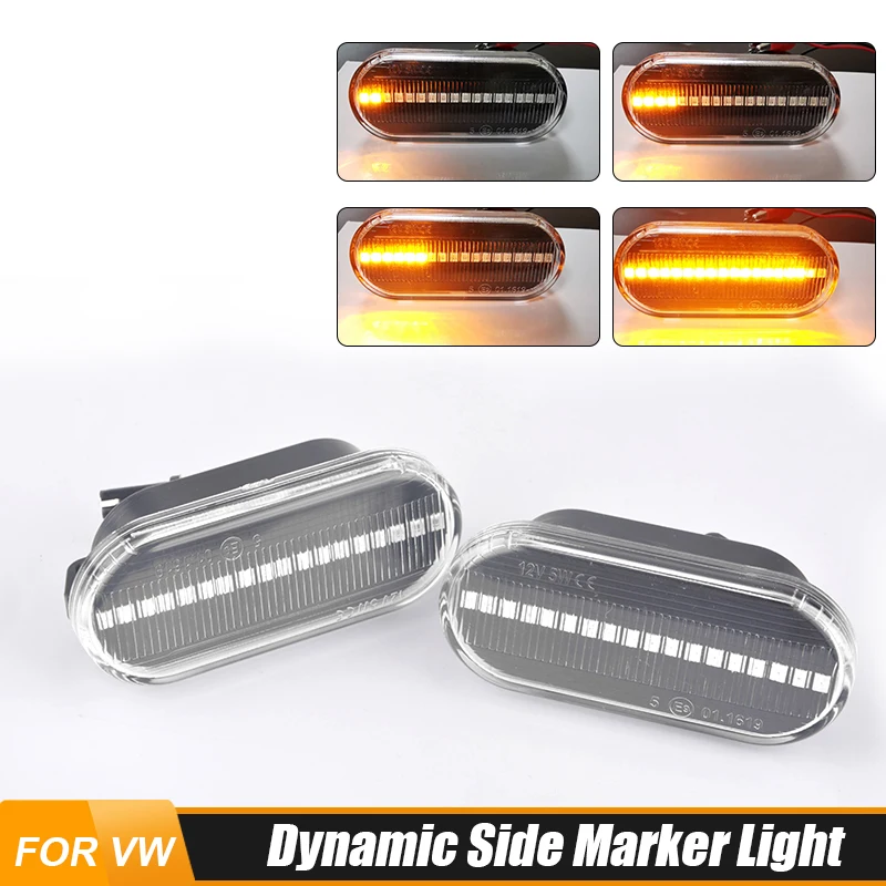 DERI светодиодной динамической Боковой габаритный фонарь поворота светильник s