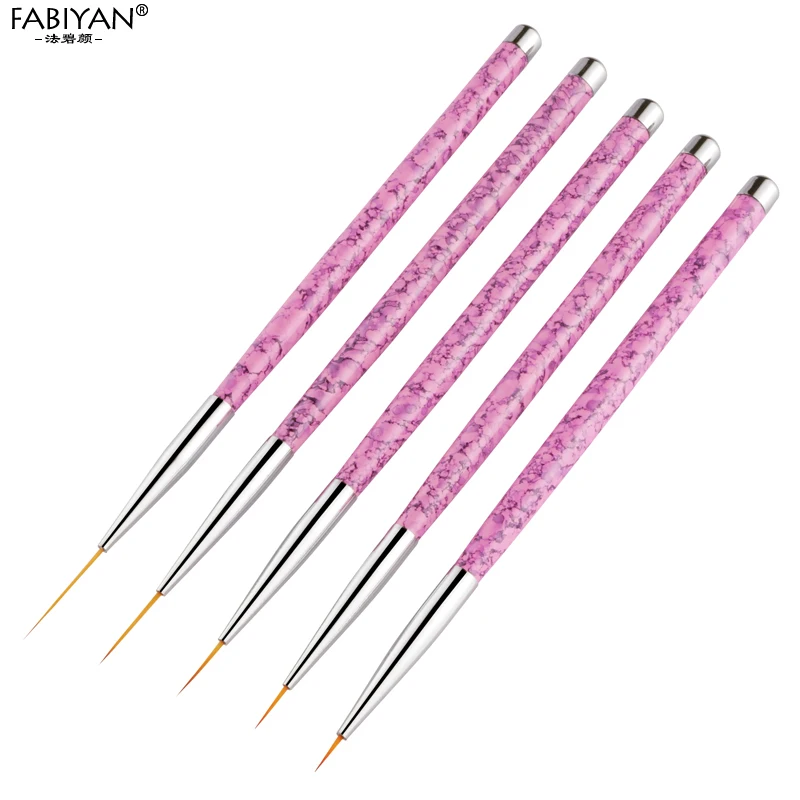 Подводка для рисования ногтей во французском стиле кисть цветами УФ-гель в