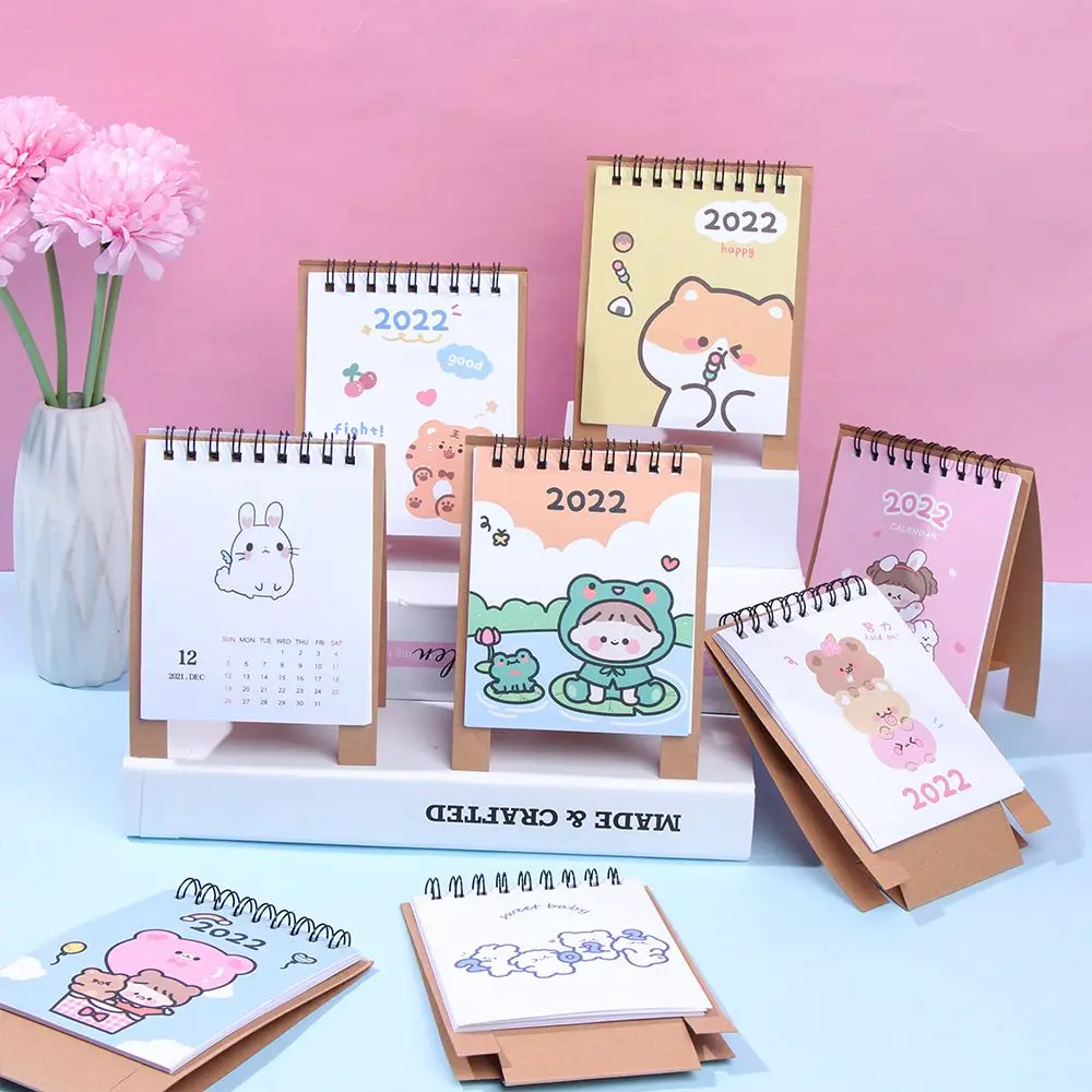 2022 милый мультяшный телефон ежедневник с расписанием на год настольный