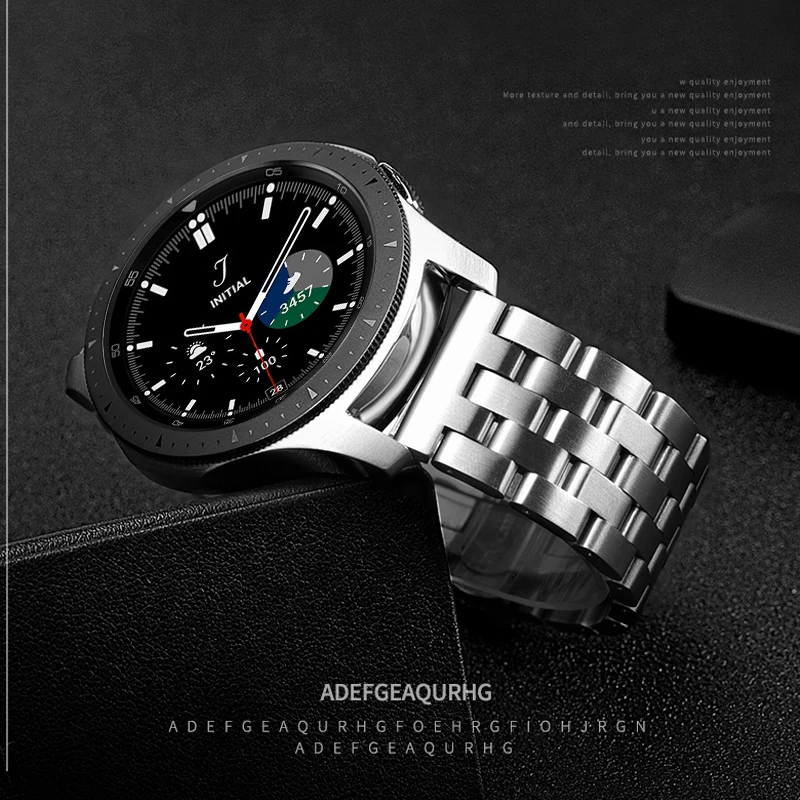 

20/22mm watch band For Samsung galxay watch 4 Strap 40mm 44mm 3 45mm stainless steel bracele Galaxy watch 4 Classic 46mm 45mm