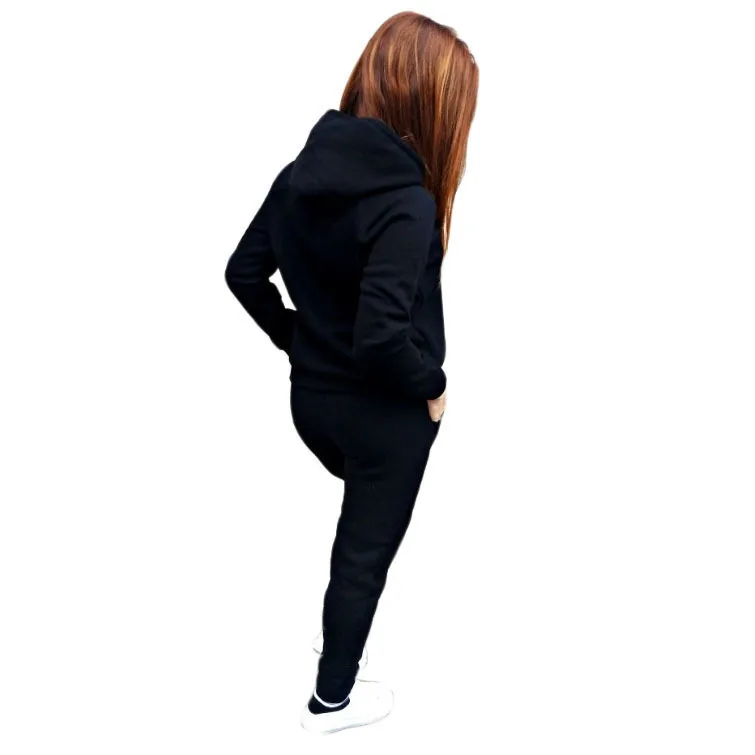 

Women Spring Hoodies Sports Tops Pants OutdoorRunning Sports Tracksuit Sweatshirt Sweat Suit Jogging Set