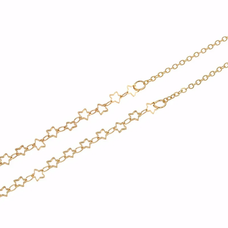 С аппликацией в виде Золотой звезды сплава цепочка для солнцезащитных очков