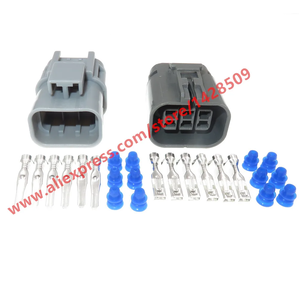 

20 Sets 6 Pin Male Female Plugs Waterproof Automotive Electrical Connectors 7122-1864-40 7223-1864-40