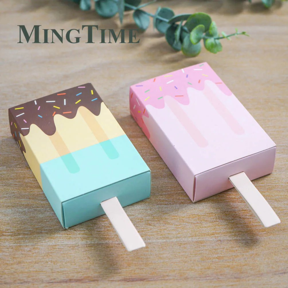 100 шт конфетных коробок для мороженого детская коробка приготовления Подарочная