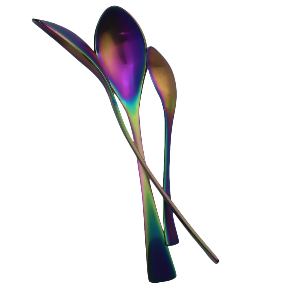 Набор золотых столовых приборов из нержавеющей стали 304 набор металлических нож