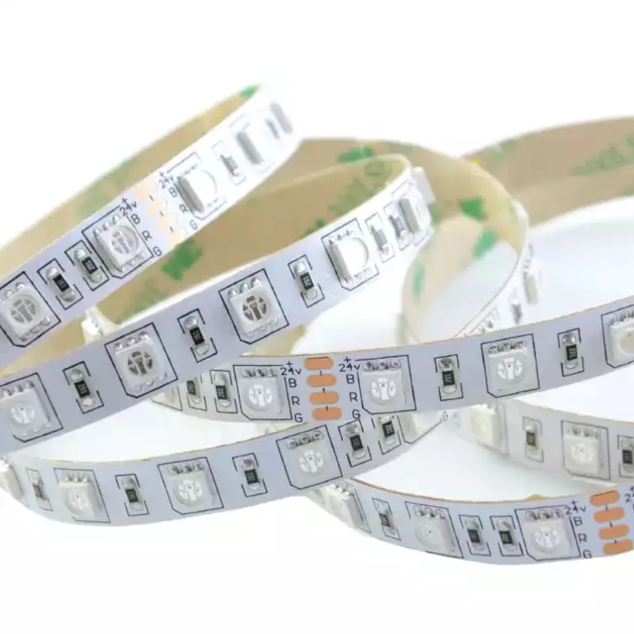 

5 м 600 светодиодов 5050 Светодиодная лента 12 В постоянного тока RGB гибкая лента 120 светодиодов/м Светодиодная лента светильник RGB Теплый Холодны...