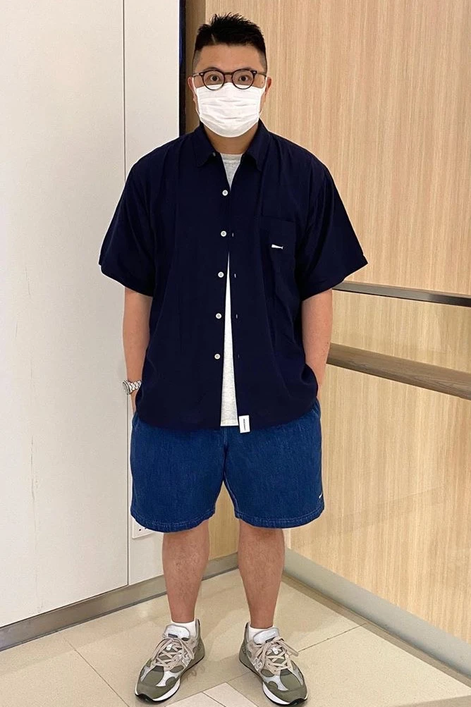 

Shirt DESCENDANT 21SS Japan and Korea loose Truman B.D SS Sport OverShirt Summer