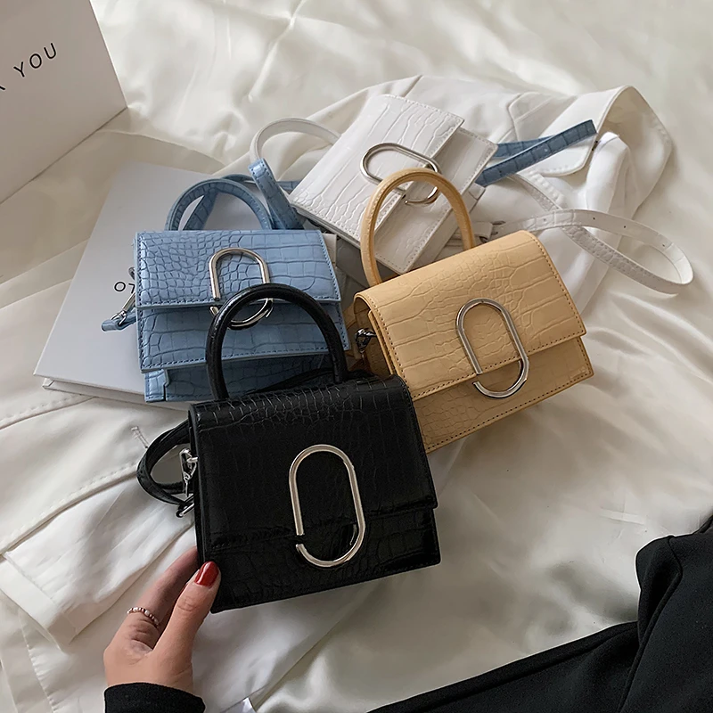 

Luxury stone pattern leather Crossbody Bag for women 2021 fashion a main female shoulder bag female handbags and purses