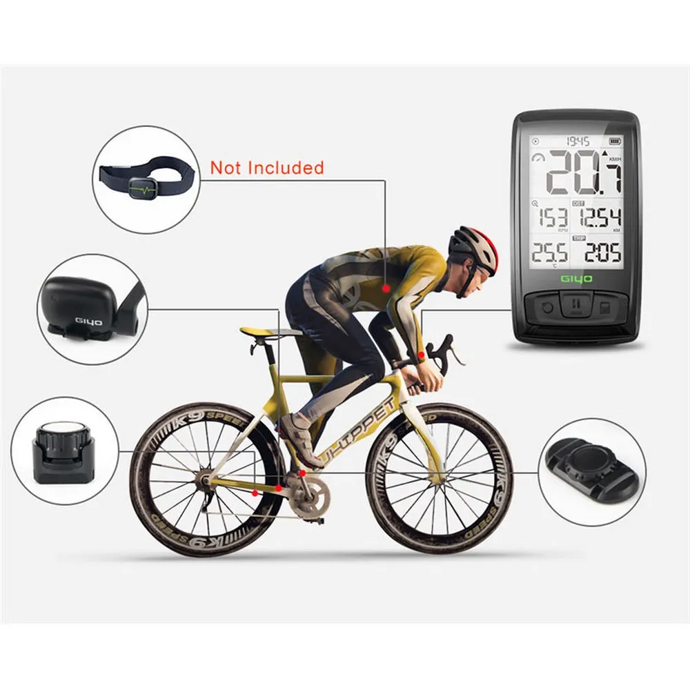 Беспроводной Велосипедный компьютер Bluetooth 4 0 спидометр датчик счетчик одометр