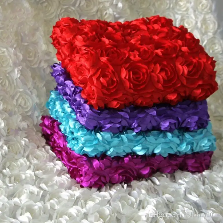 

Wedding Table Decorations Background Wedding Favors 3D Rose Petal Carpet Aisle Runner For Wedding Party Decoration Supplies Free