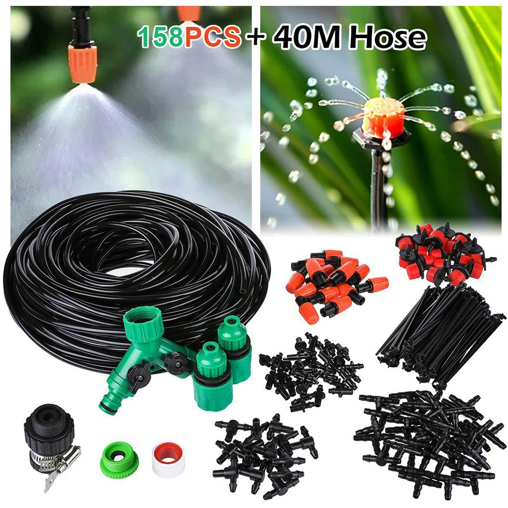 

Garden Irrigation System Adjustable Garden Automatic Irrigation Equipment Set For Garden Lawn Yard Automatic Watering Equipment