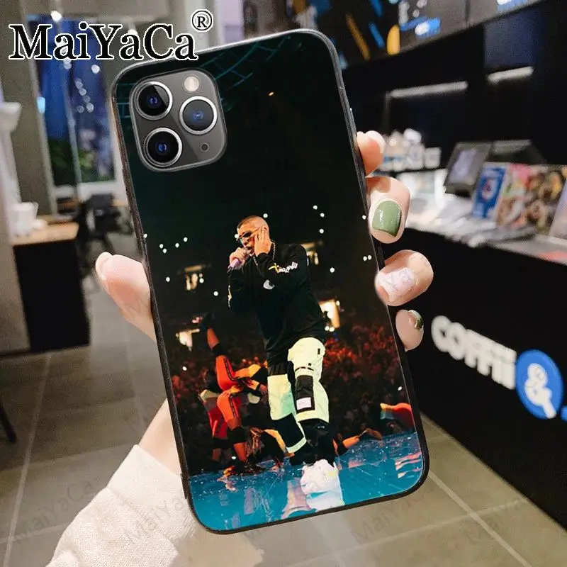Мягкий чехол для телефона с принтом Bad Bunny X100pre iphone 11Pro 5s 6s 12pro 8plus x xs xr xsmax оболочка