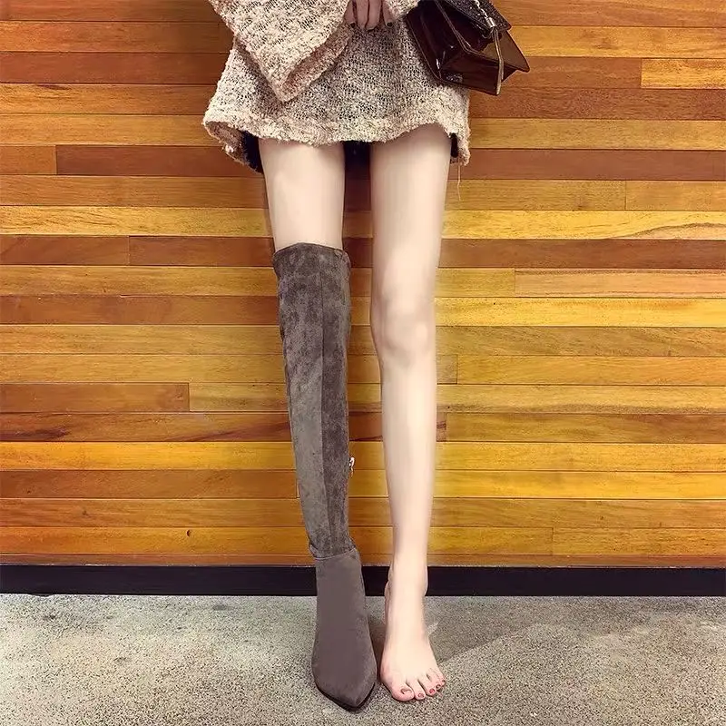 Китайский бренд Новинка 2020 года теплая Брендовая женская обувь на высоком