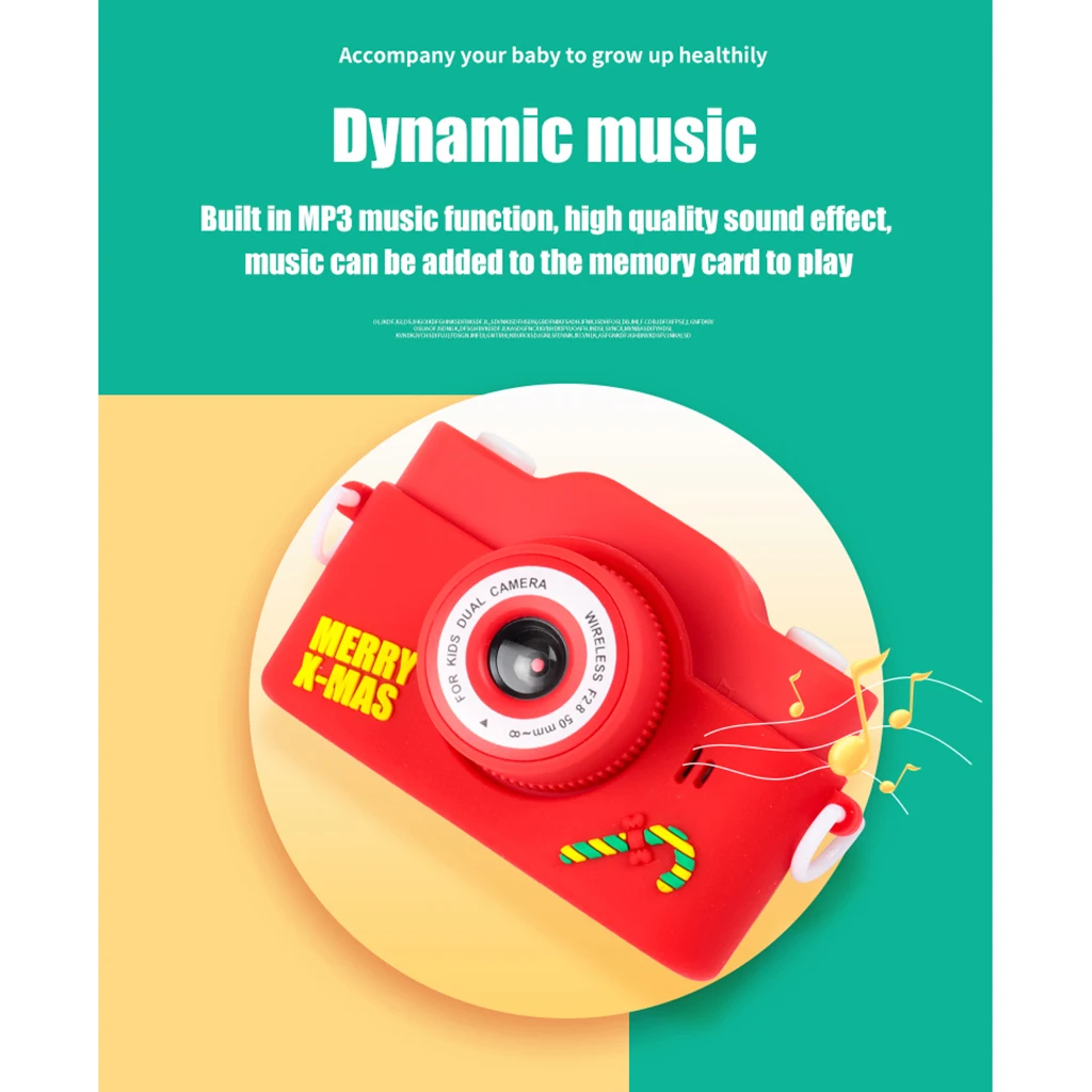 

Kids Xmas Digital Camera & MP3 for Boys Christmas Birthday Gift Red