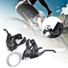 1 пара черный V-тормоза ST-EF51 Шестерни переключения передачтормозной рычаг 3x7 Скорость тормозной рычаг комбо (21 Скорость) для горного велосипеда рычаги переключения передач