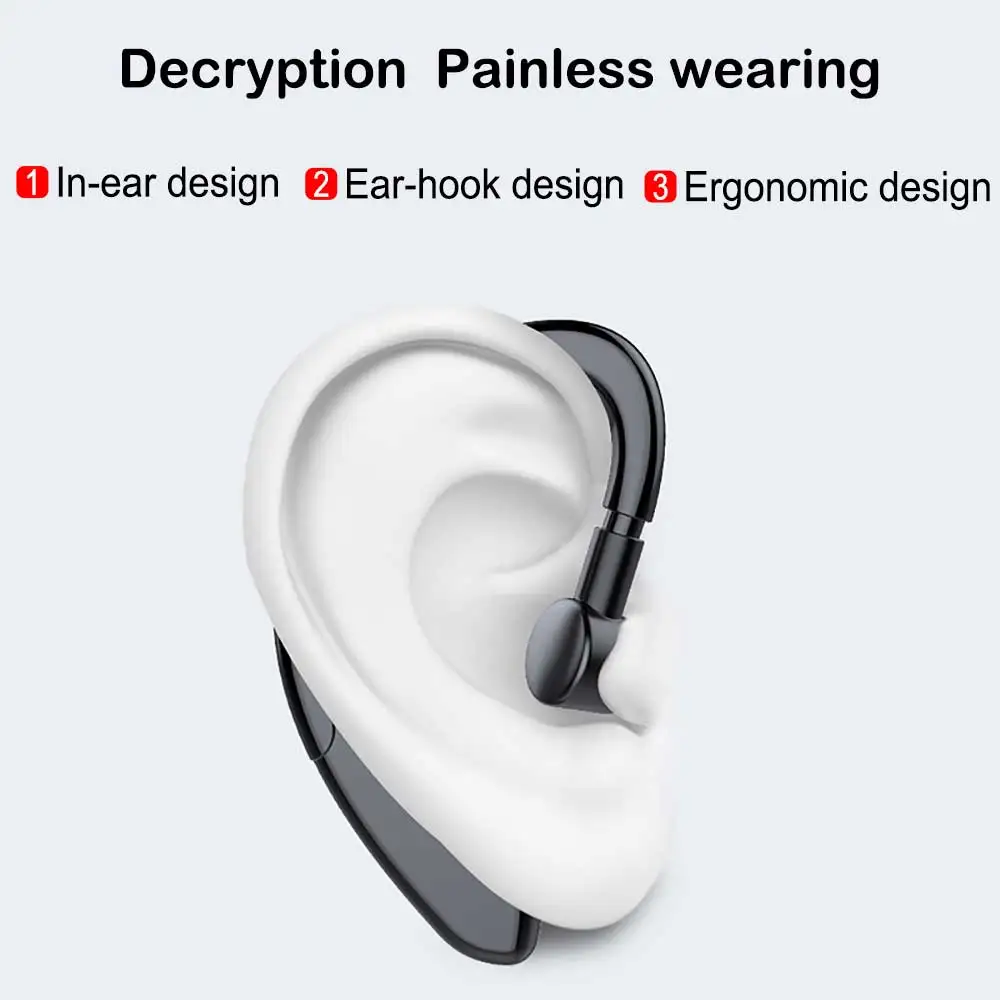 Dikale Беспроводной Bluetooth наушники одного уха hd звонок Шум Снижение гарнитура Спорт