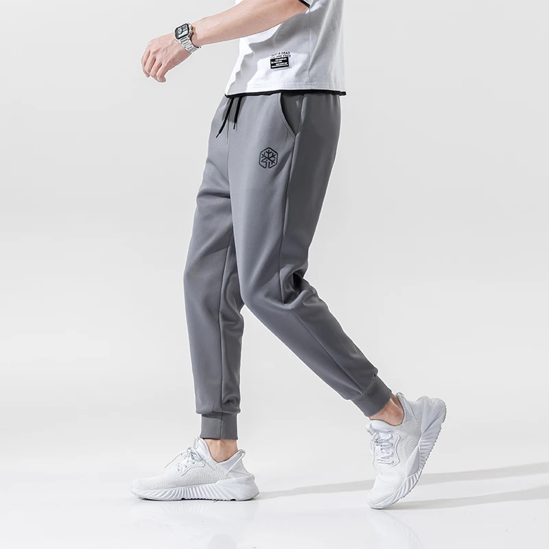 Мужские высококачественные брендовые штаны для фитнеса повседневные эластичные