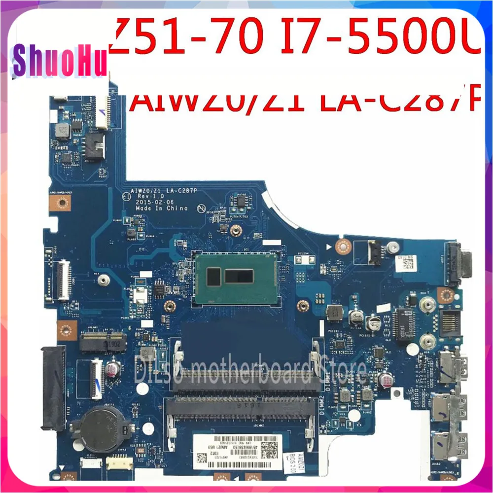 LA-C287P для Lenovo Z51-70 G51-70 G51-70M Материнская плата ноутбука DDR3 Thinkpad HM87 Intel 5B20J23574