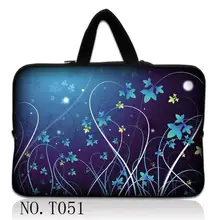 Blue Flower Laptop Sleeve Bag For Dell Asus Lenovo HP Acer Handbag PC Tablet 11 12 13 14 15 Bag For Macbook Air Pro 15.6 Sleeve