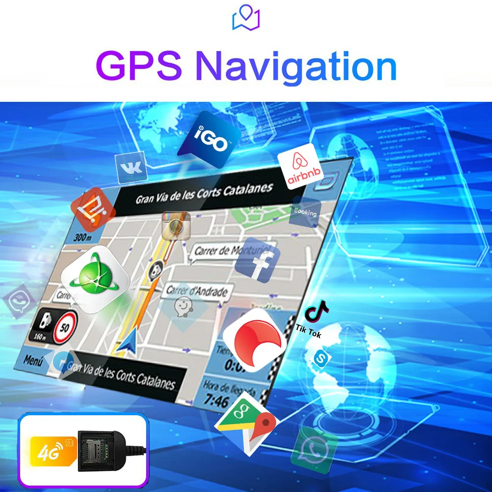 2din9 дюймов Операционная система Android 9 GPS-навигация автомобильное радио для Ford Focus