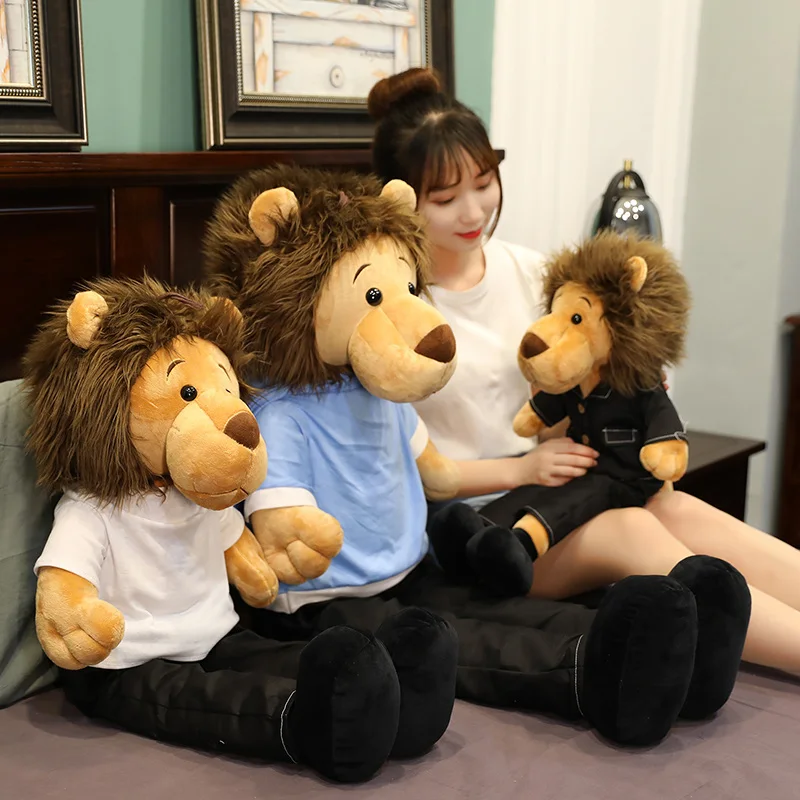 

High Quality Korea The Kings Lion Toy Lee Minomi lion Stuffed Doll Plush Animal Special Gift For Girls Fans Friends