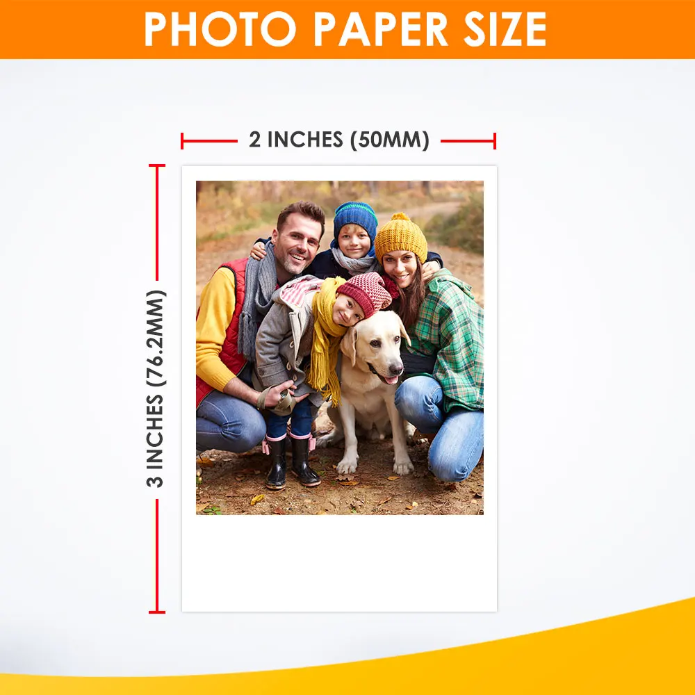 100 листов 2x3 дюйма Фотобумага для мгновенной печати Polaroid фотобумага танца