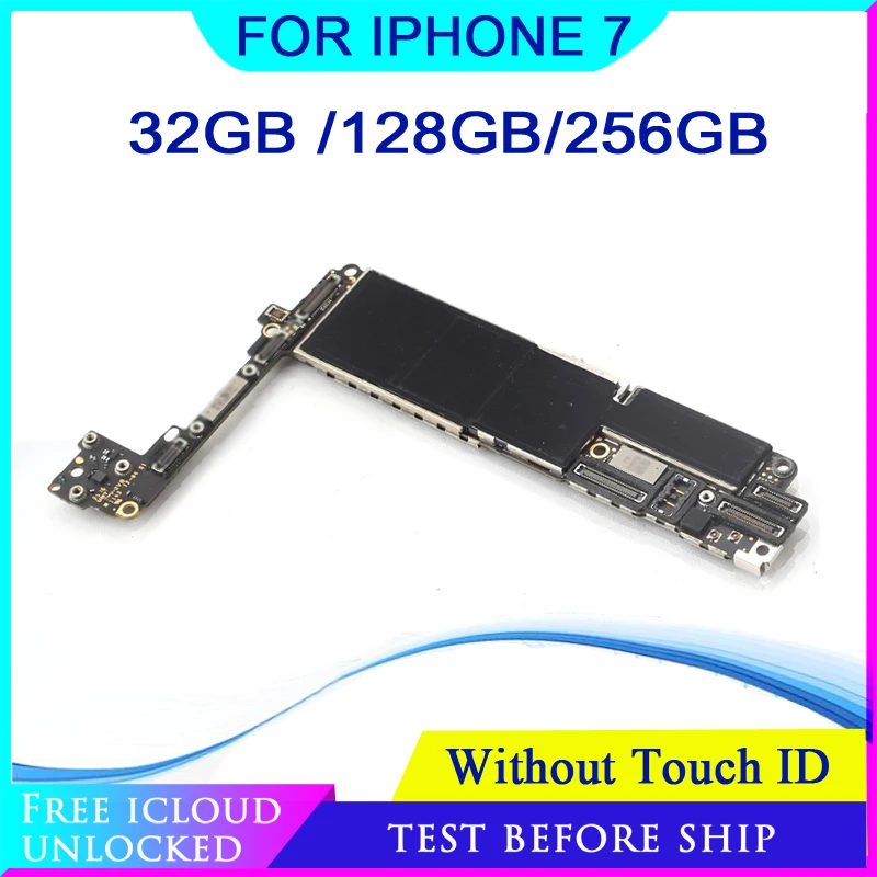 Материнская плата 32 ГБ/128 ГБ/256 ГБ для iphone 7 без/с Touch ID 100% оригинальная