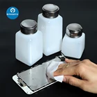 Пластиковая бутылка алкоголя 100 мл200 мл250 мл очиститель для хранения паяльная паста Flux пресс металлический дозатор мыла бутылки Телефон Tablet PC Ремонт