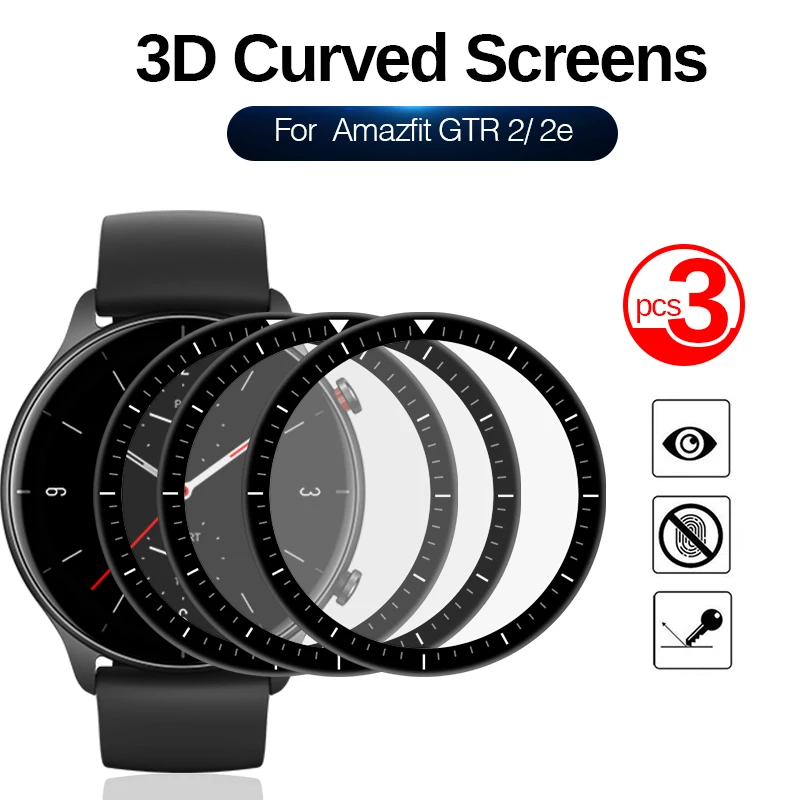 3D полная Защита экрана для Xiaomi Mi Huami Amazfit GTR 2 2E GTR2 E GTR2e Смарт-часы защитная пленка не