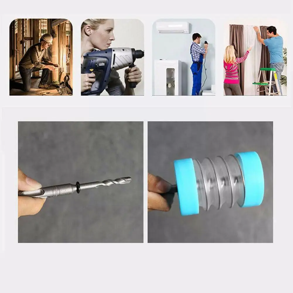 

Electric Hammer Dust Cover Practical Drill Vacuum Cleaner PVC Fixed Stretchable Collector Cup Accessories Power Bearing Too W0A7