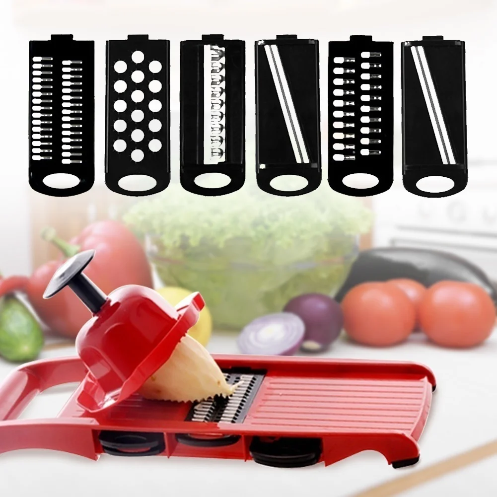 

Slicer Manual Vegetable Cutter Professional Grater With Adjustable 304 Stainless Steel Blades Vegetable Kitchen Tool