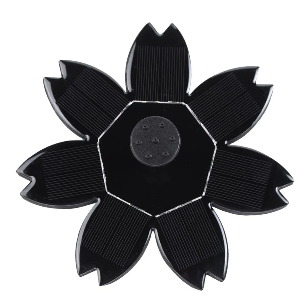 1 инновационный цветочный дизайн плавающий фонтан на солнечных батареях водяной