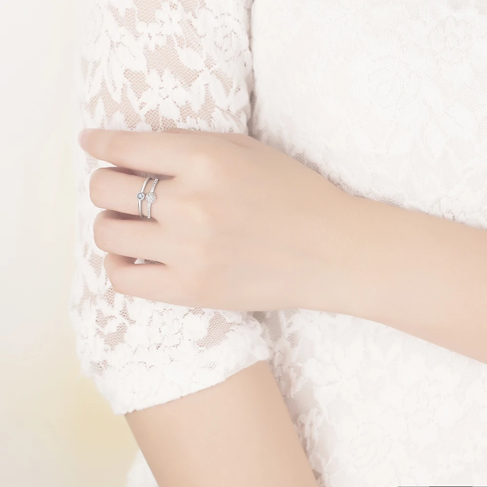 Благородное женское Оригинальное серебряное ювелирное изделие 925 Серебряное