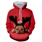 Толстовка с длинным рукавом для мужчин и женщин, с 3D-принтом