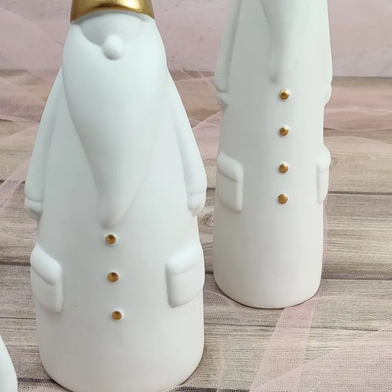 3 шт./компл. керамические фигурки Санта Клауса VILEAD Рождественское украшение