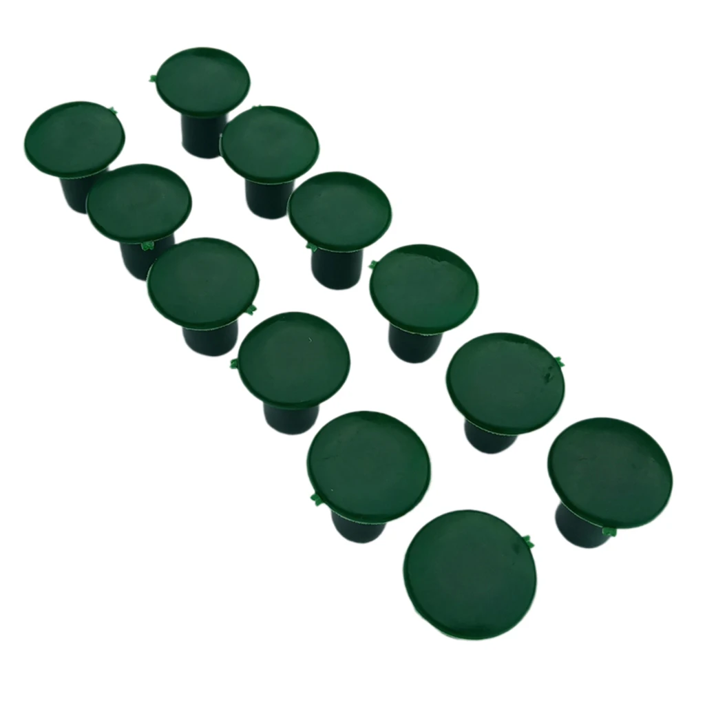 

12pcs Flexible Plastic Cane End Caps Bamboo Protectors Plant Care Tools
