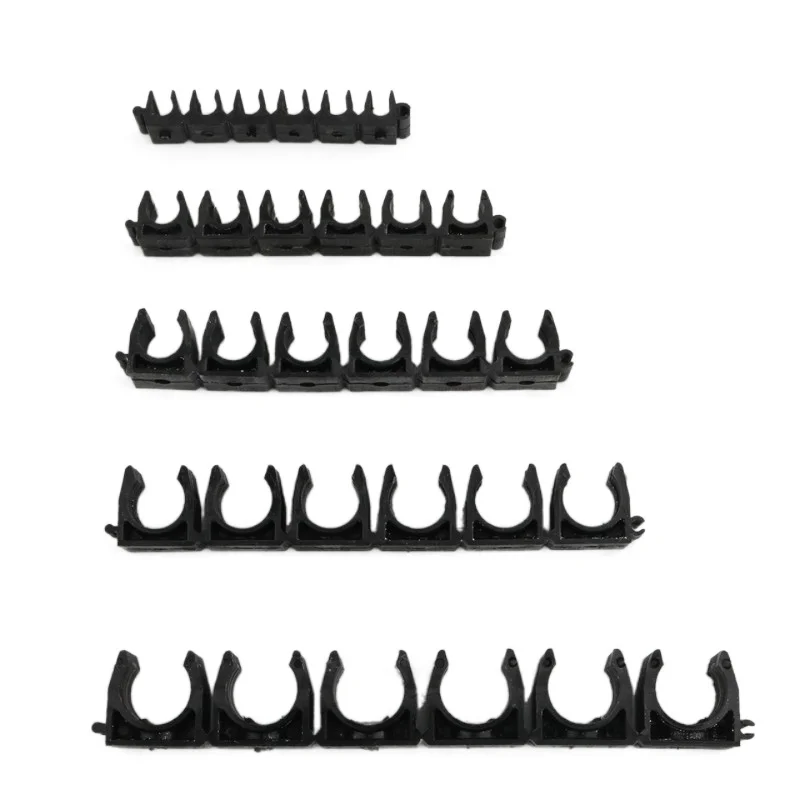 Зажим пластиковый для шланга мягкая оросительная система фитинги труб 4/6/8/10/12 мм 2