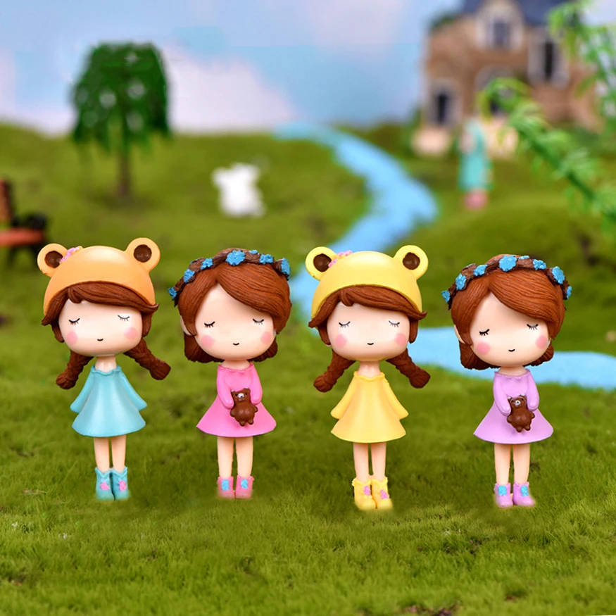 3*5 см мини фигурки Девушки Фея миниатюрный садовое украшение Декоративные | Дом и