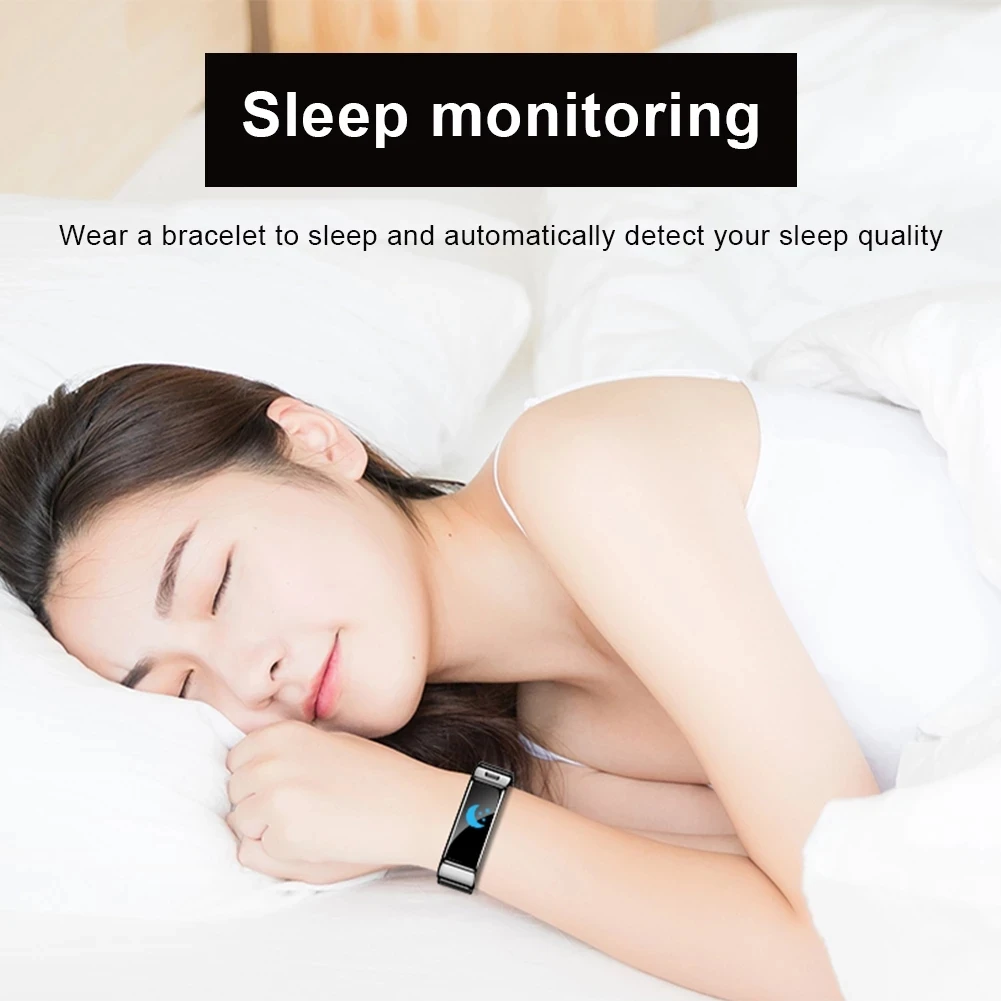 

2-In-1 Smart Bluetooth Headset Bracelet Heart Rate Health Monitoring Smart Watch B6 Bluetooth Earphone Bracelet Wristband