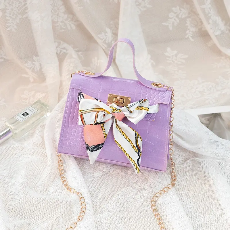 

PU Fashion Women Bags Leisure Crossbody Bag Crocodile Pattern Handbag Shoulder Messenger Chain Lock Small Square Bag Wholesale